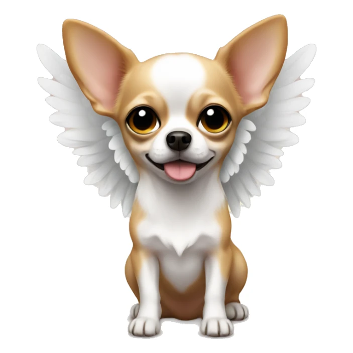 chihuahua angel sticker