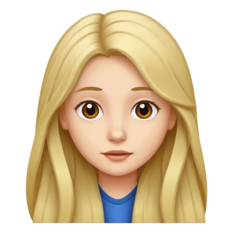 Make it a girl wil long hair like this and look like this  sticker