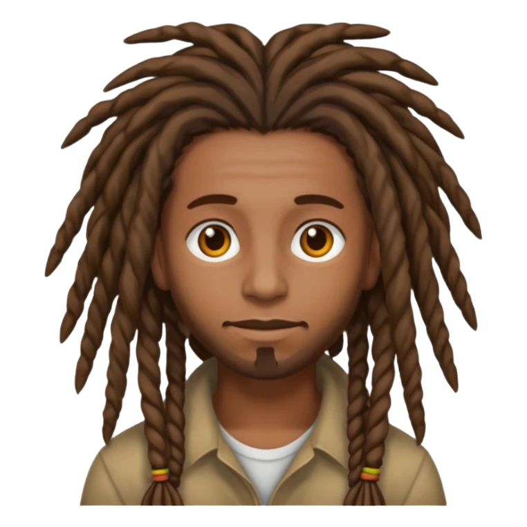 Dreads dieded brown sticker