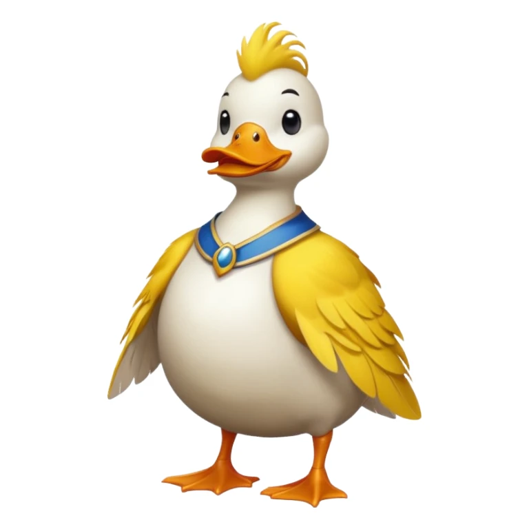 duck King, standing sticker