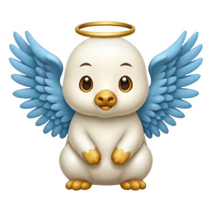 un animal ange de mongolie sticker