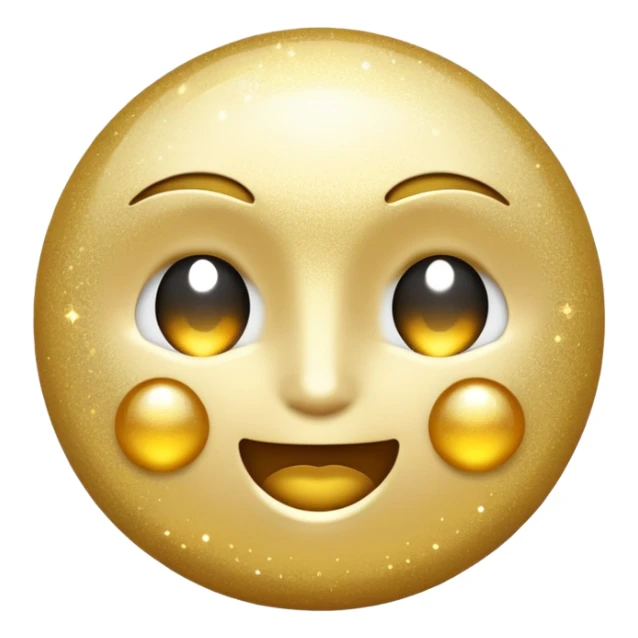 wink emoji with sparkling effects sticker