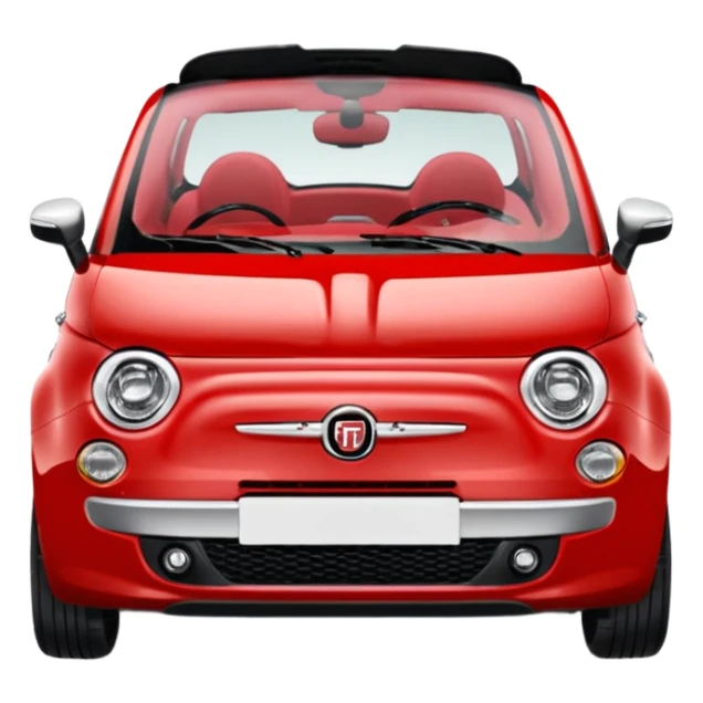 FIAT 500 1.0 HYBRID CABRIO rosso sticker