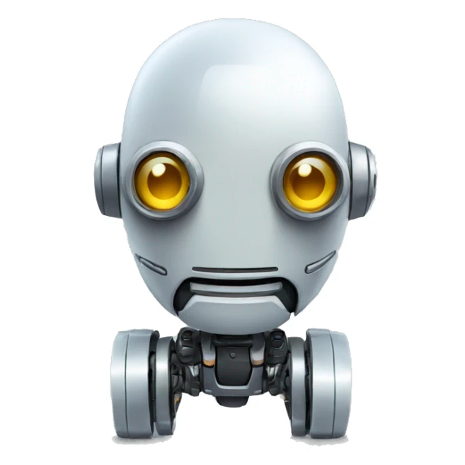 robot saludando sticker