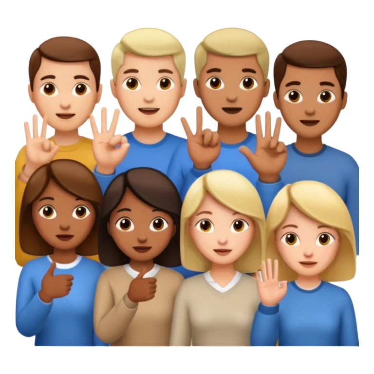 group of people talking sticker