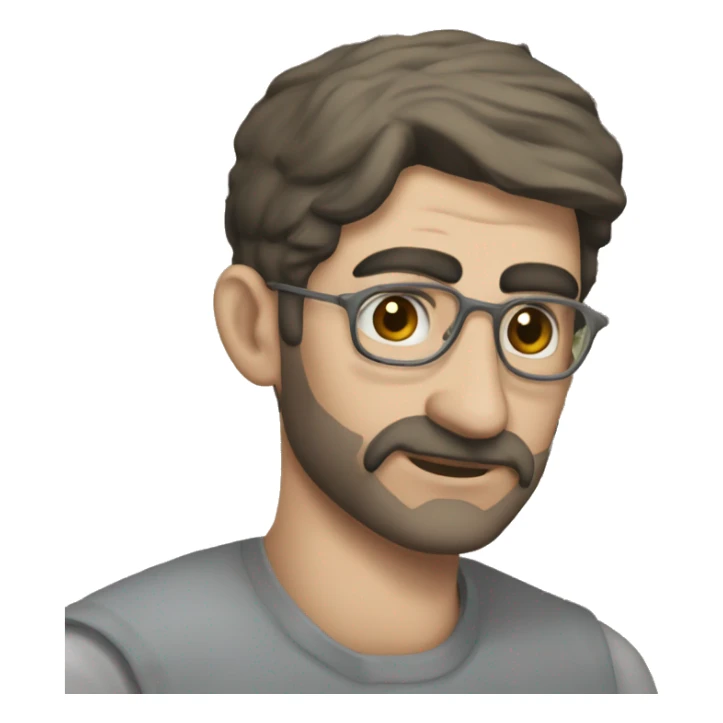 silindir şapkalı at kafası sticker