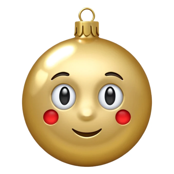 Christmas  gold   sticker