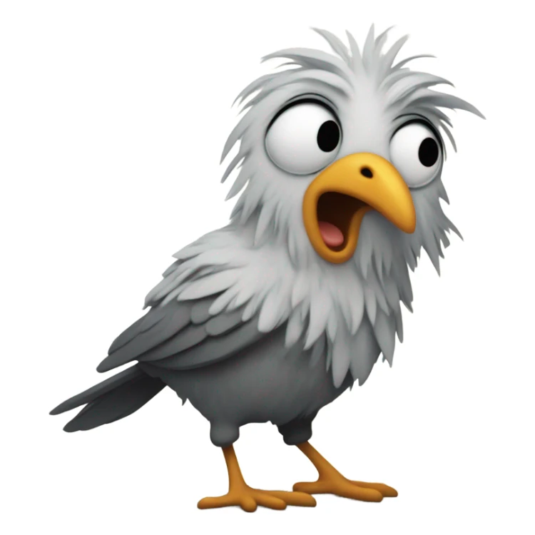 Stinky bird sticker