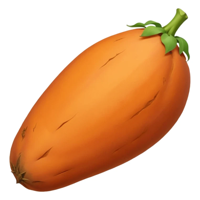 pointy sweet potato no green part sticker