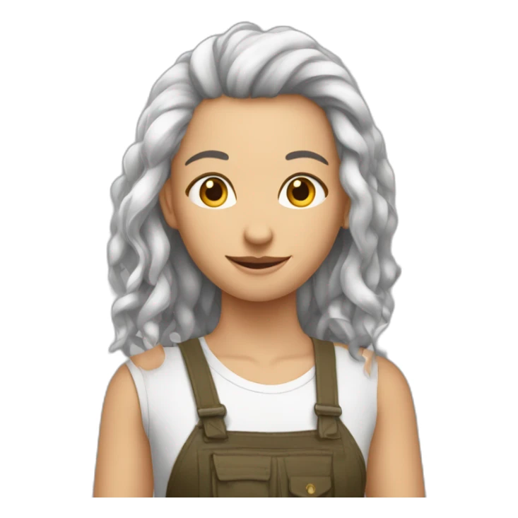 Une personne sans cheveux sur une araignée  sticker