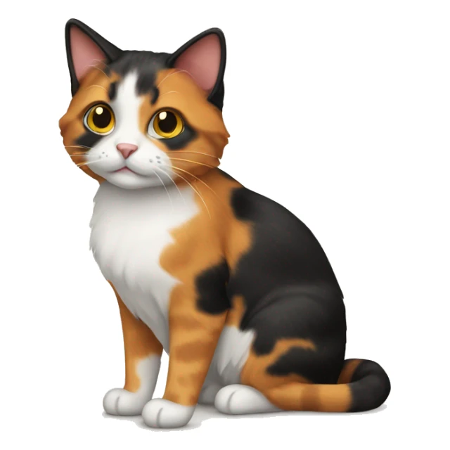 Calico cat sticker