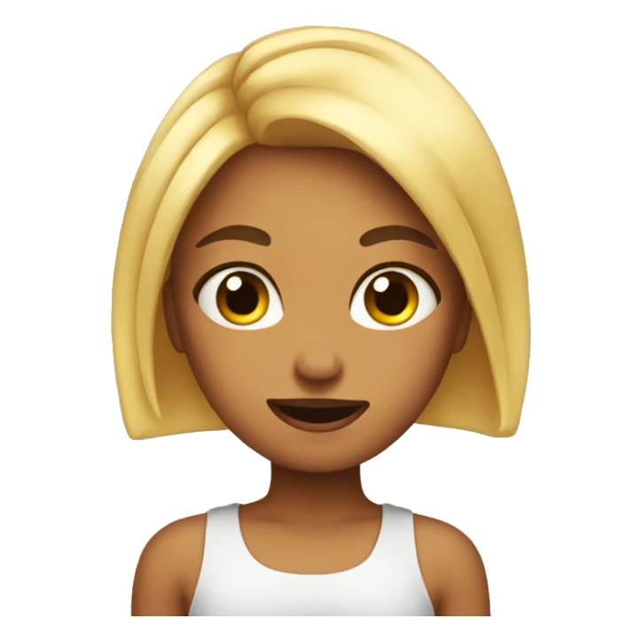 Sassy girl emoji sticker