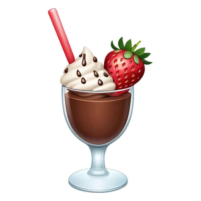 chocolate covered strawberries in a glass sticker