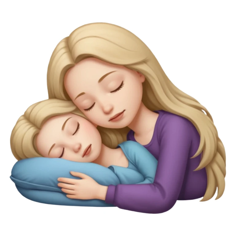 girl sleeping sticker