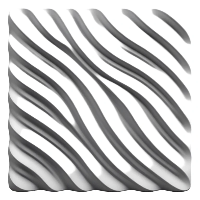 gray wavy sound absorbing foam sheet with ribbed surface sticker