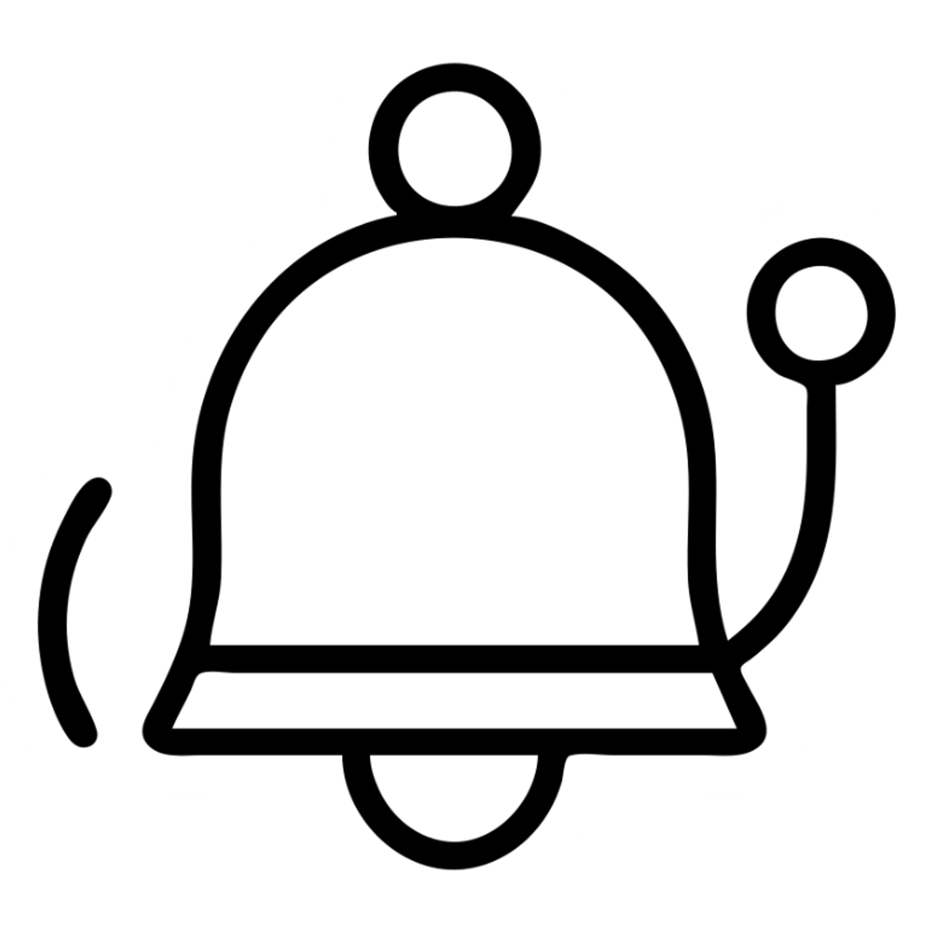 Icon school bell 🔔 sticker
