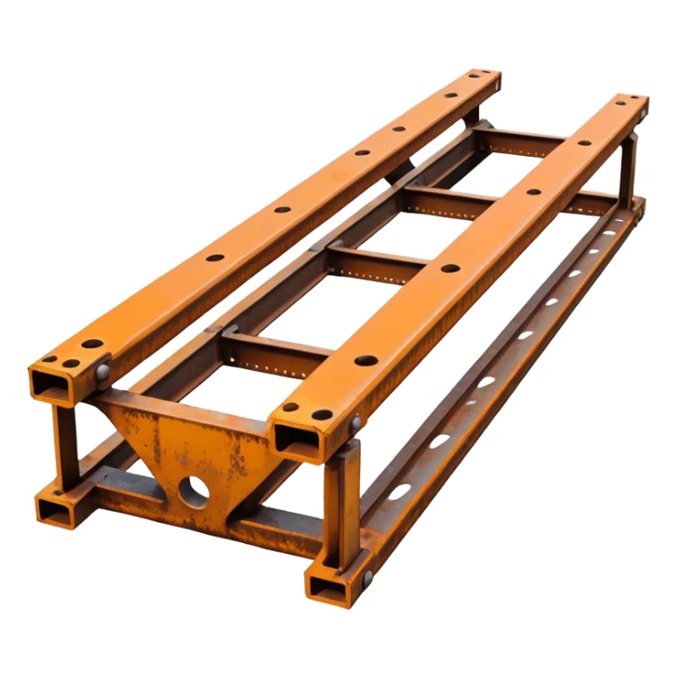 I-beam steel girder for construction sticker