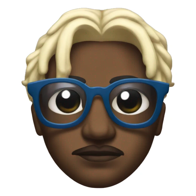 gangster with OPIUM(playboy carti style) glasses sticker