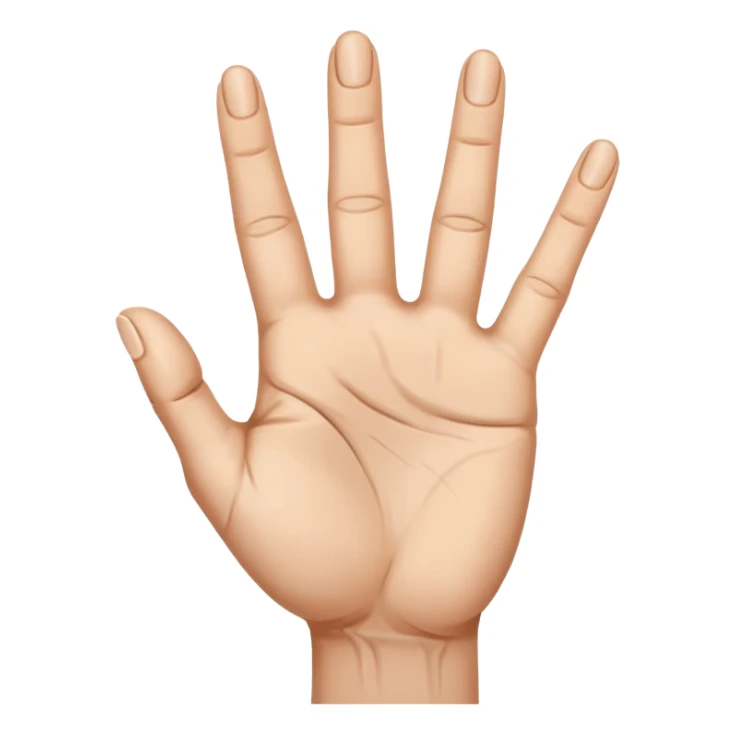 des doigt faisais le chiffre 2 et les autre doigt ferme  sticker