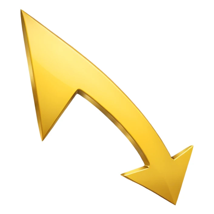 A simple yellow skinny (#EBAA3C) arrow pointing to the right sticker