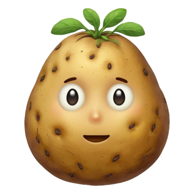potato spud sticker