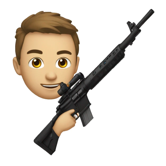 le meme ado mais avec un awp dans les mains sticker