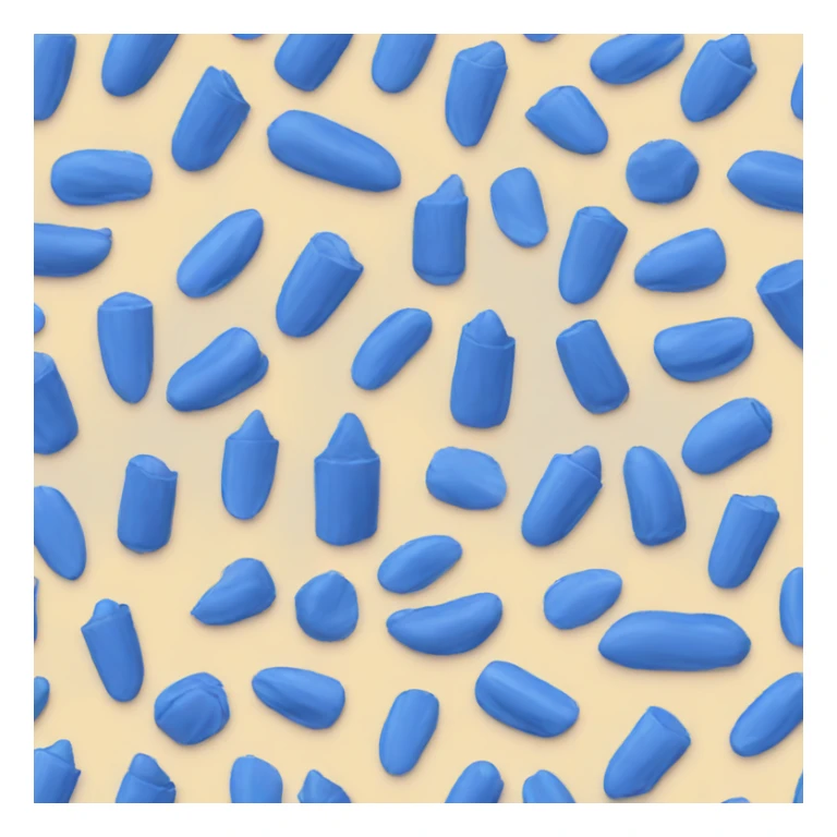 blue lipstick sticker