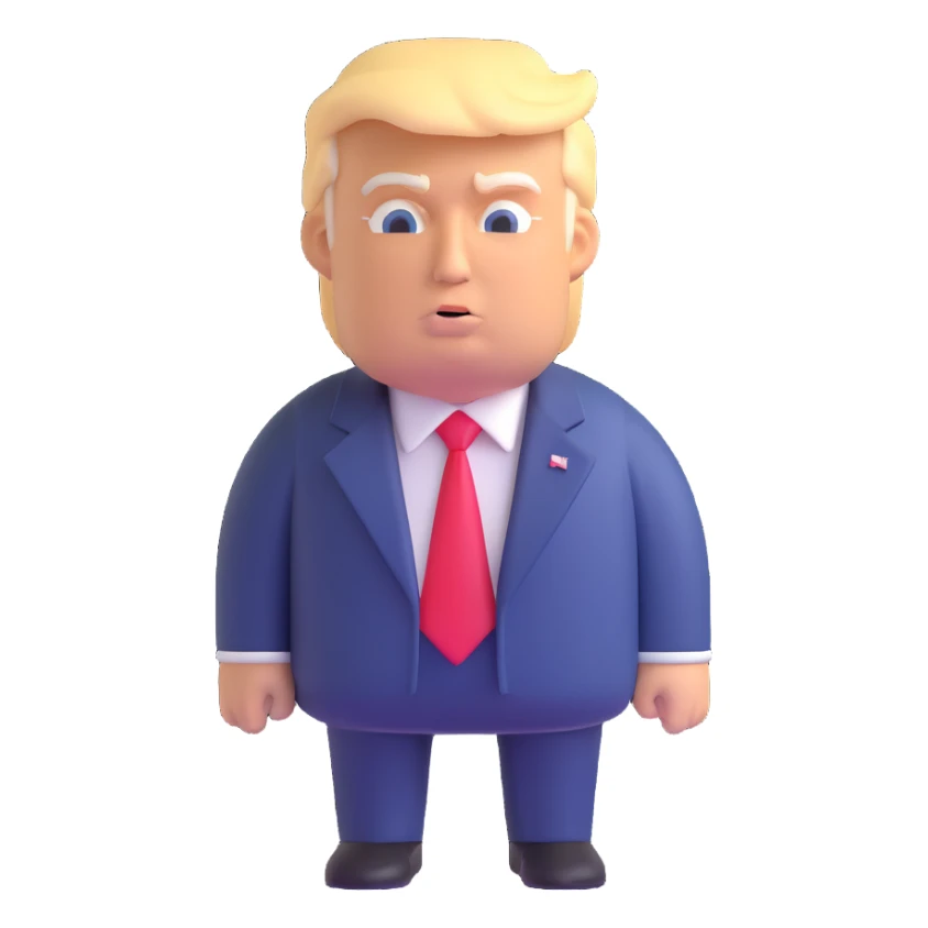 political candidate Trump sticker
