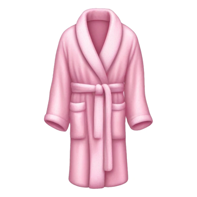 pastel pink sparkly dressing gown sticker