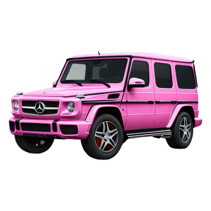 Pink Mercedes G wagon sticker