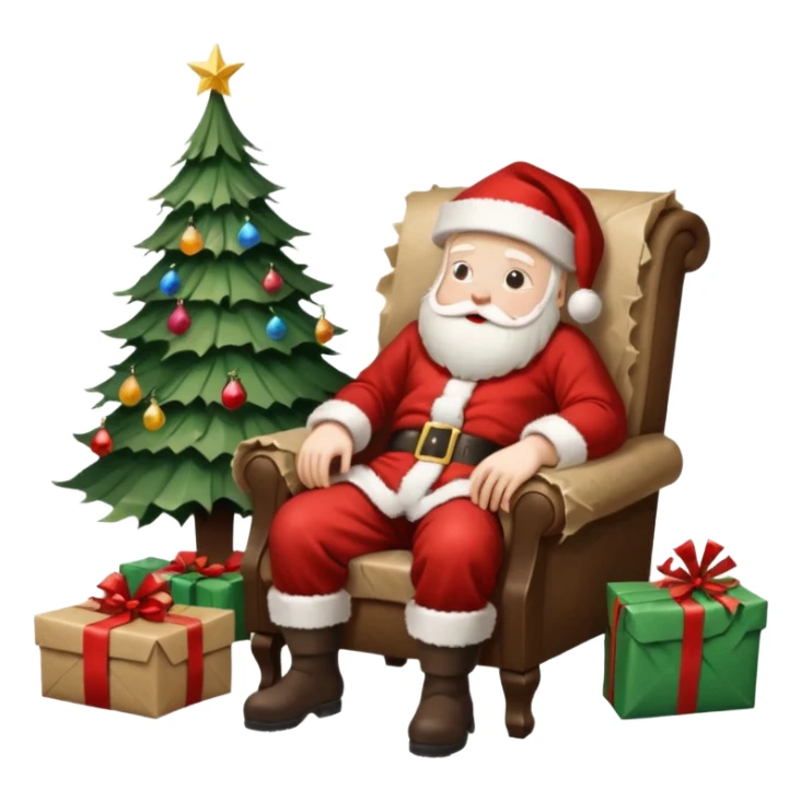 vygeneruj mi depresivne vianoce sticker