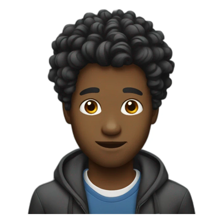 black men with twist hair sticker
