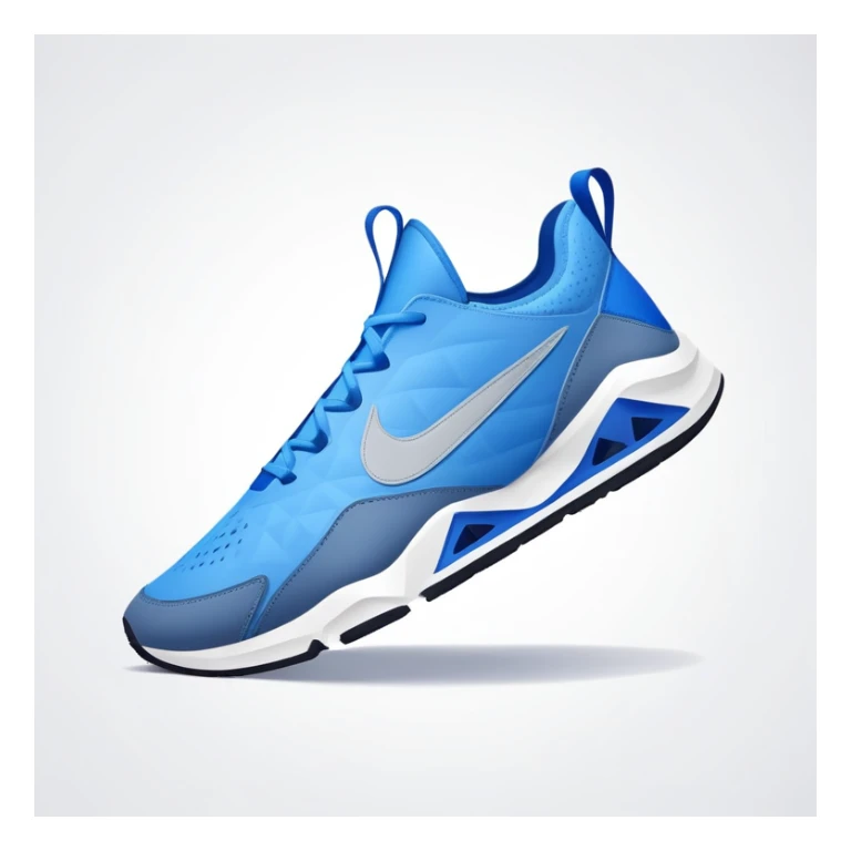 Tiburón con zapatillas nike azules  sticker