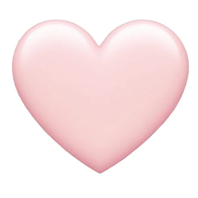 Pastel pink heart sticker