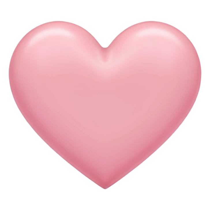 A pink pastel colour heart  sticker