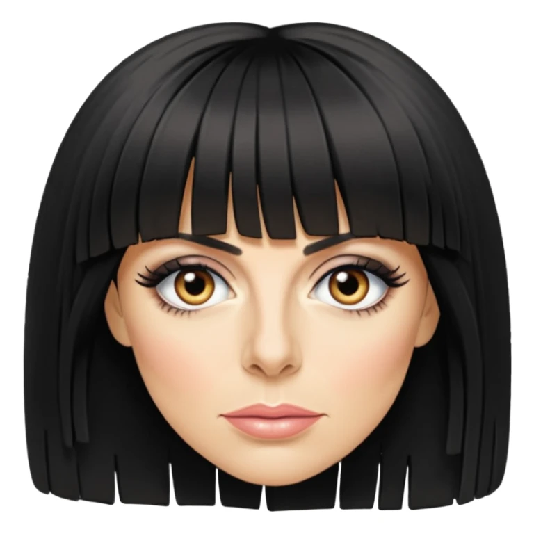 claudia winkleman lots of fringe sticker