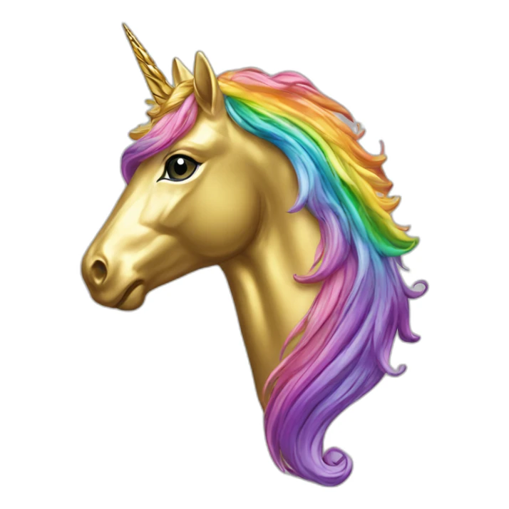 versace-golden-tshirt-with-rainbow-unicorn sticker