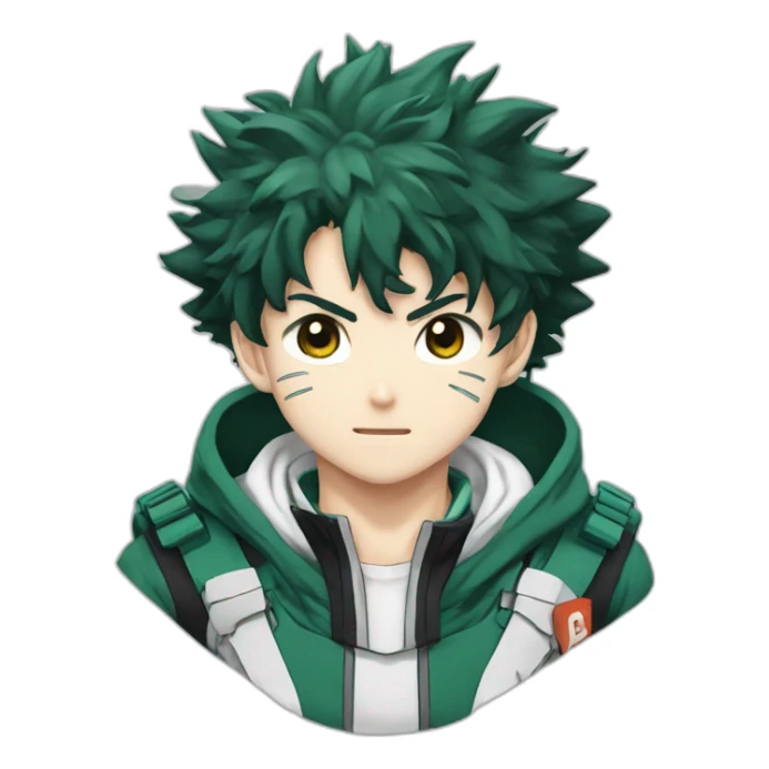 Izuku Midoria my hero academia sticker