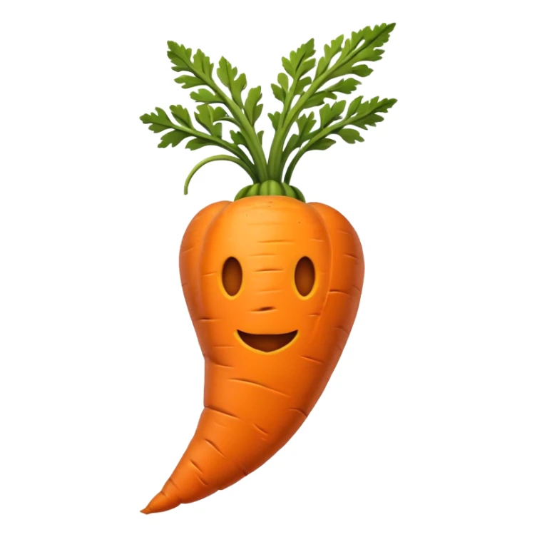 molden, wilted carrot, discord style sticker