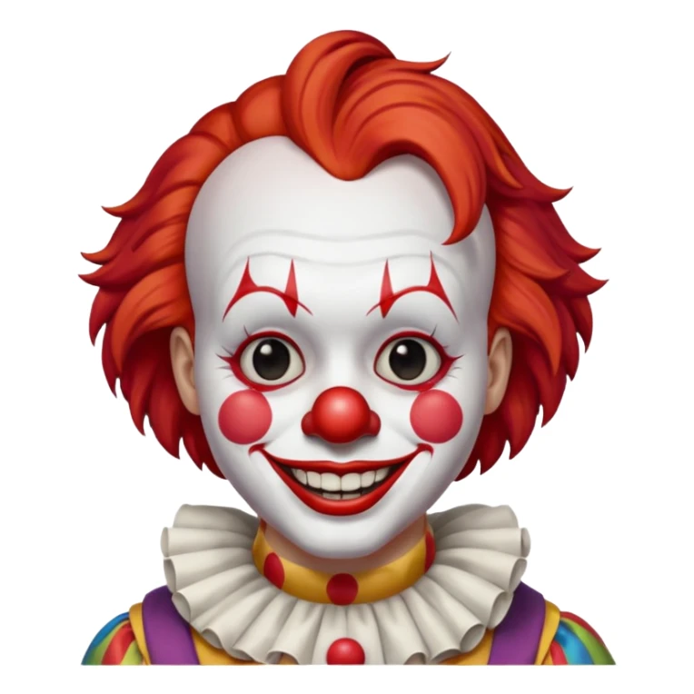 The clown from the movie IT sticker