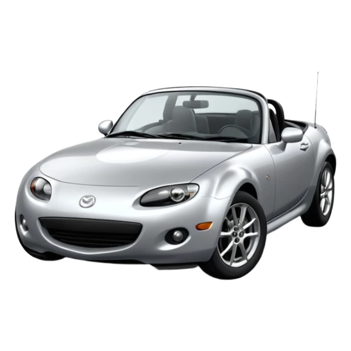 mazda mx-5 NC 2008 silver hardtop (not soft-top) (not ND) sticker