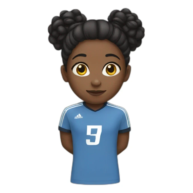 Black girl Manchester United  sticker
