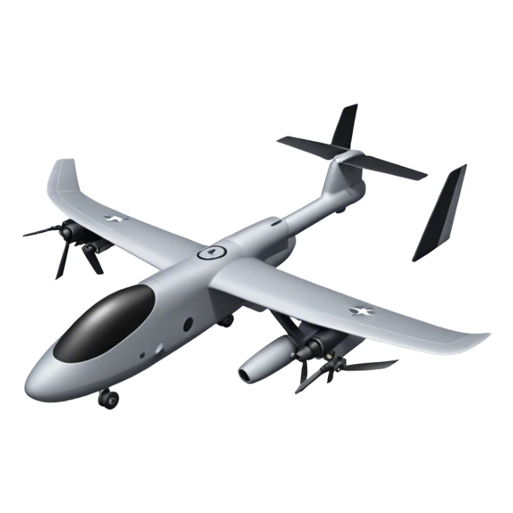 UAV Military aircraft sticker