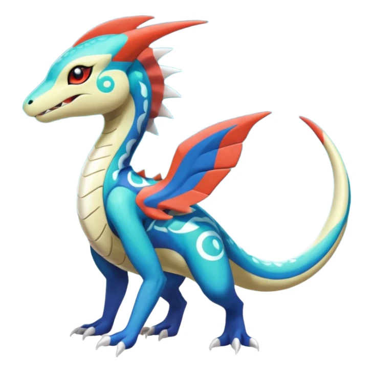 Meloetta-Inteleon-Samurott-Salandit-Latios-Fakémon-creature-hybrid sticker