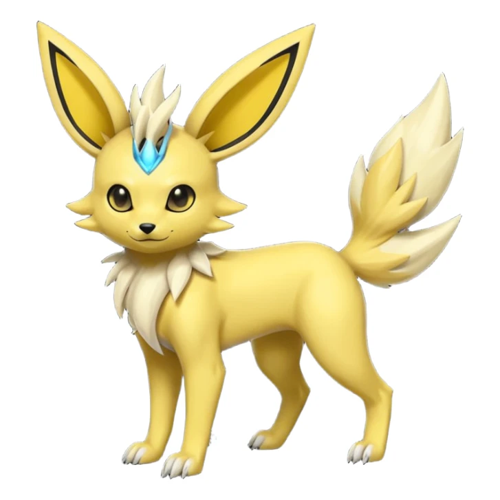 Umbreon-Zeraora-Jolteon-Fakémon-hybrid-creature (full body)  sticker