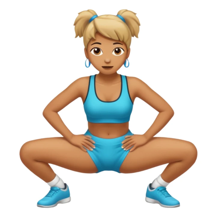 Hands on the knees twirking sticker