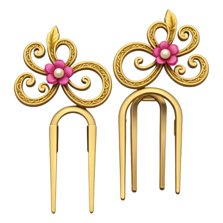 asian hairpins sticker