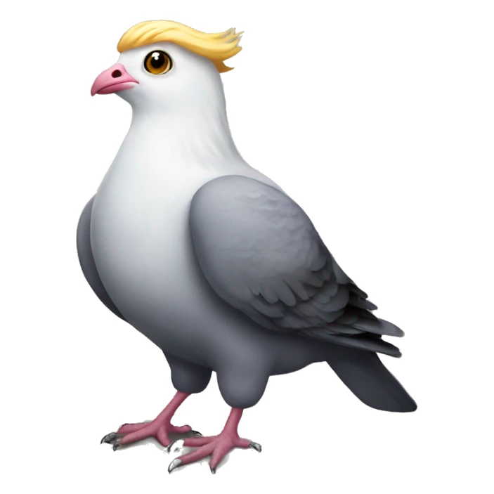 Donald trump pigeon sticker