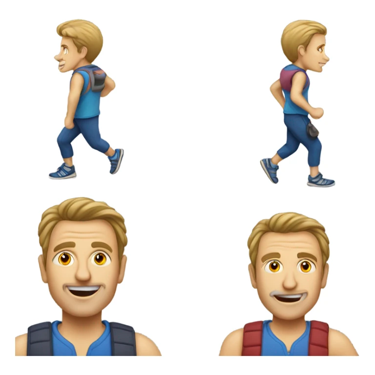 Robert Bartholot, joggen durch die Stadt sticker