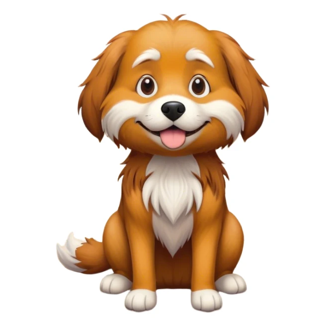 dog/lorax hybrid on wooden floorr sticker